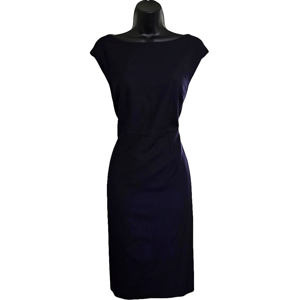 ☆Brooks Brothers Loro Piana Italy Navy Blue Wool Dress☆